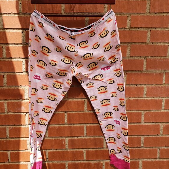 EUC PAUL FRANK cozy pajama set (L) vibrant pink / black / red - Picture 4 of 6